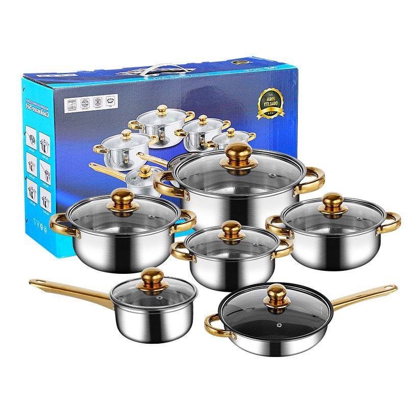 6-Piece Stainless Steel Cookware Set, view 6