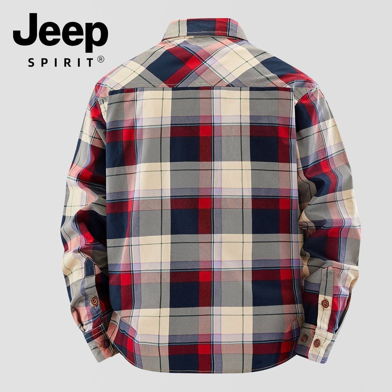 Jeep Spirit Plaid Long Sleeve Shirt